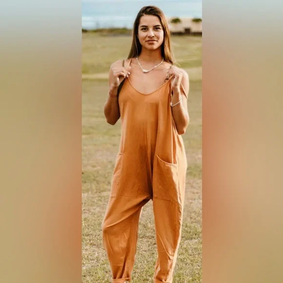 Free People Movement Hot Shot Onesie Toasted Coconut SMALL - Picture 2 of 11